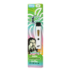Vape pen DISPOSABLE MOD with packaging featuring a colorful design and branding on a white background